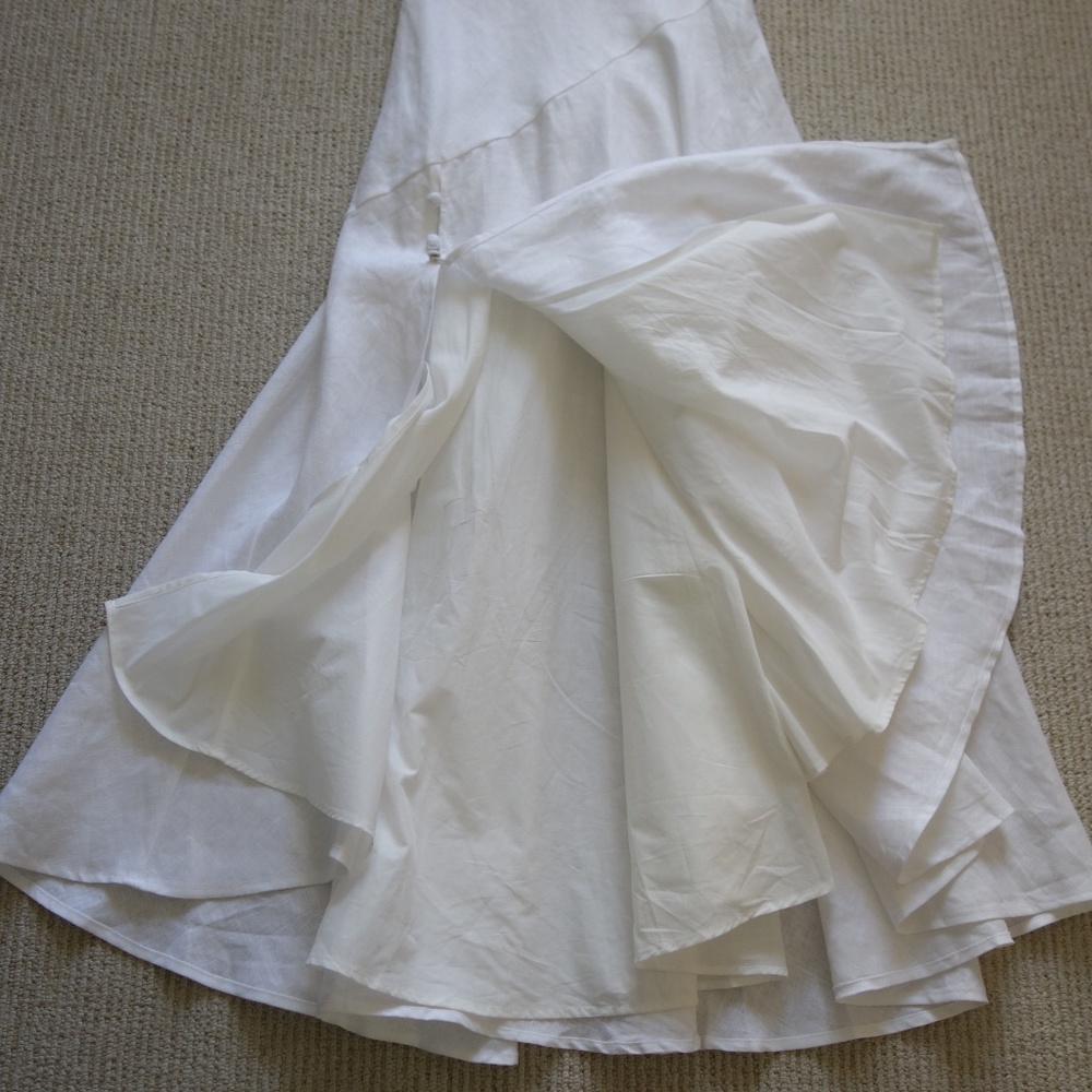 Reformation Bekki Linen Dress - White - Picture 8 of 12